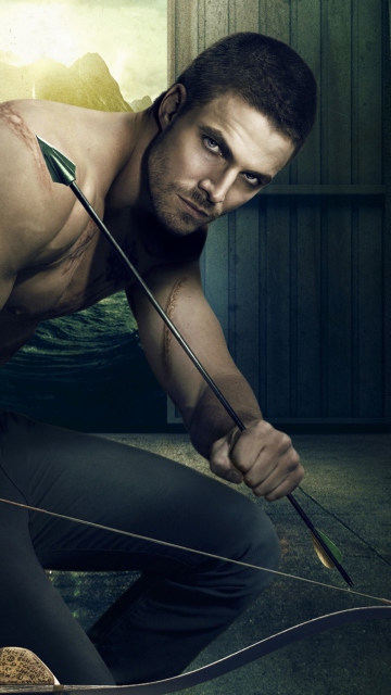 Обои Oliver Queen Green Arrow 360x640