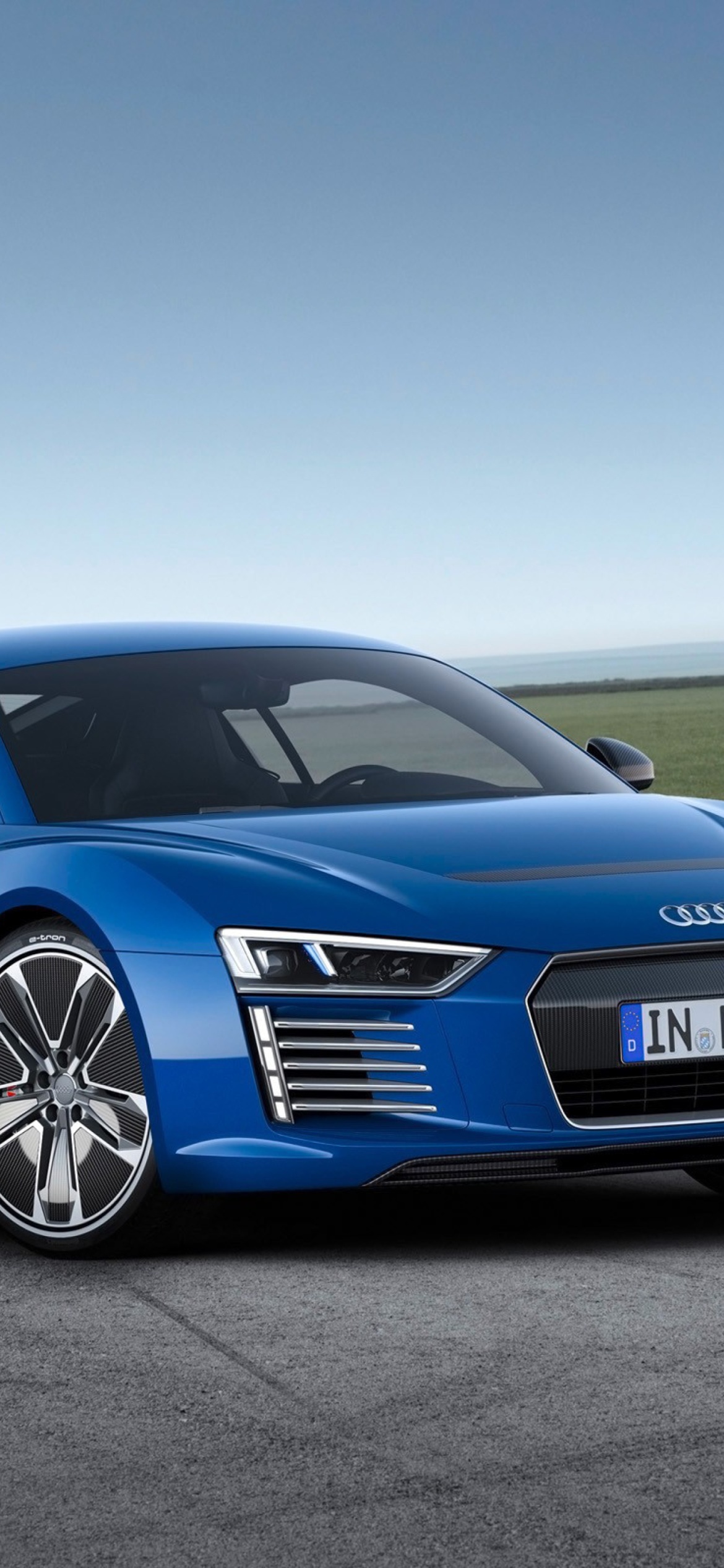 Audi R8 E-Tron wallpaper 1170x2532