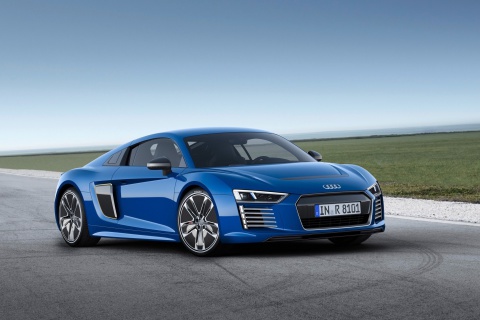 Das Audi R8 E-Tron Wallpaper 480x320