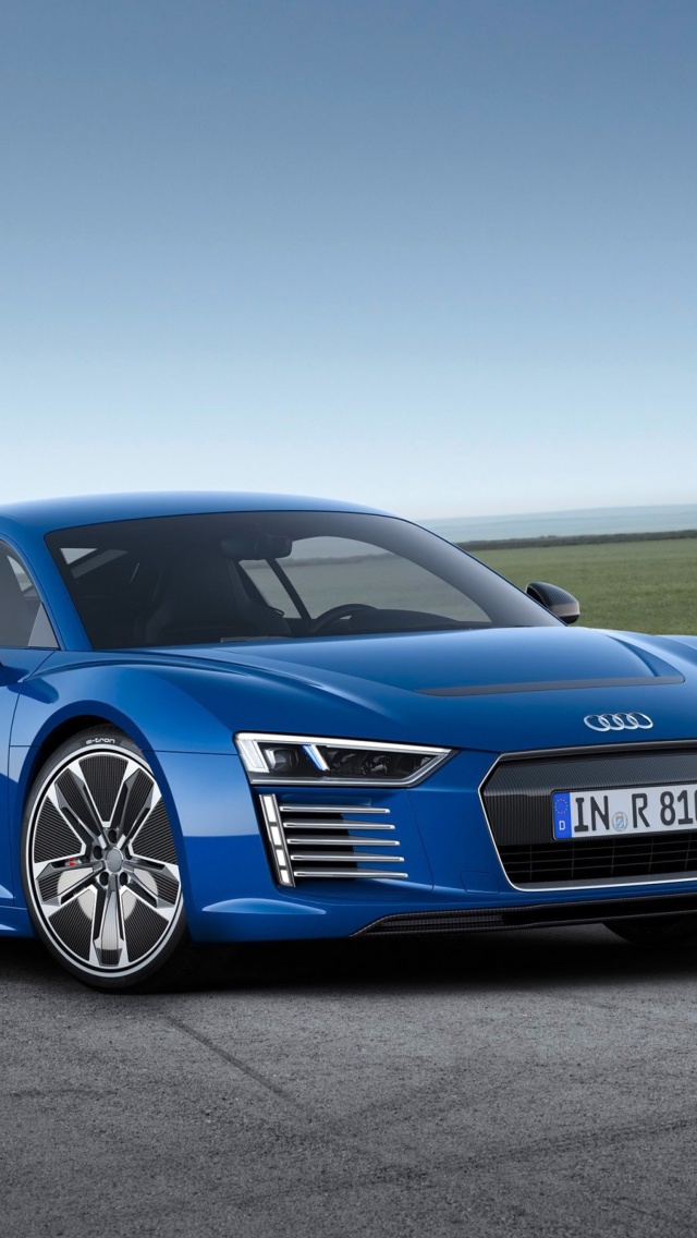 Das Audi R8 E-Tron Wallpaper 640x1136