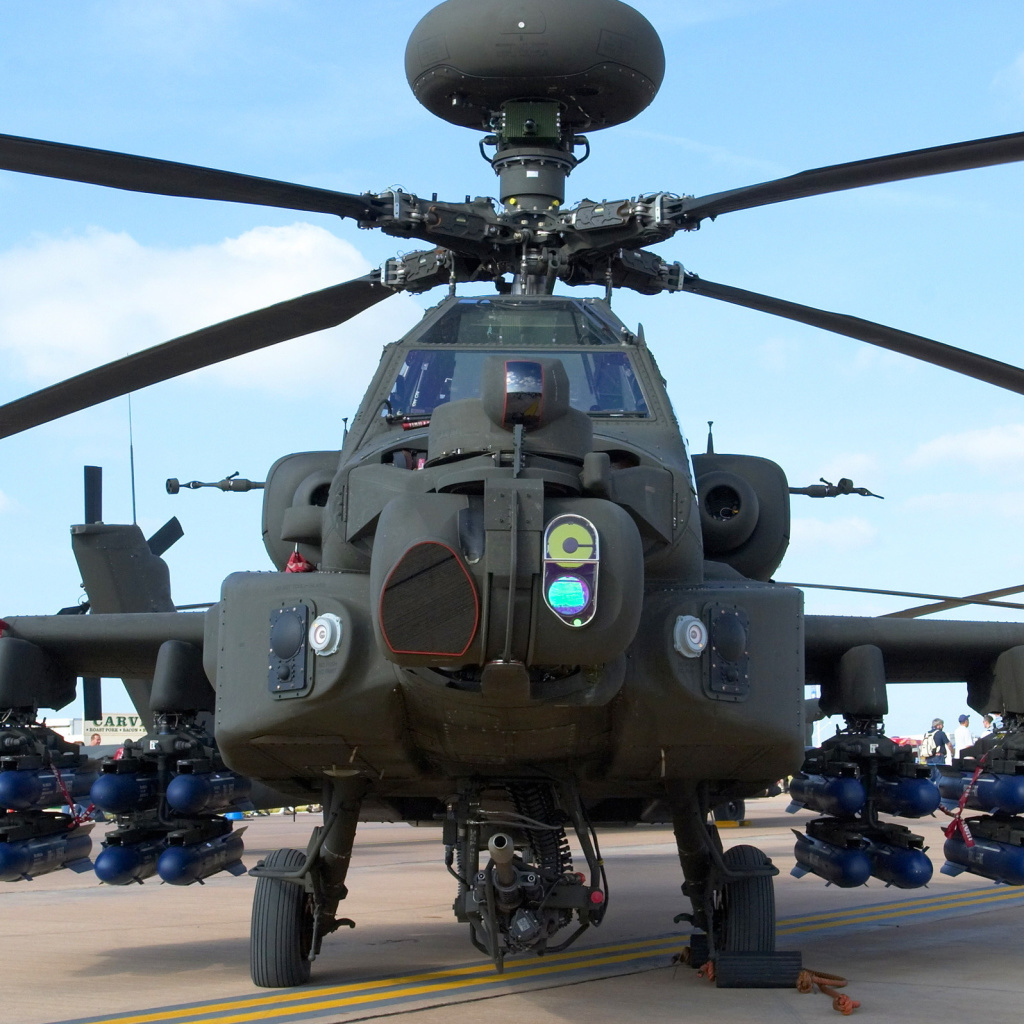 Обои Mi 28 Military Helicopter 1024x1024