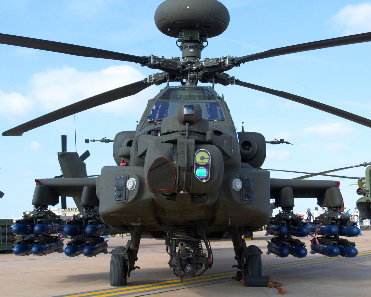 Das Mi 28 Military Helicopter Wallpaper 1280x1024