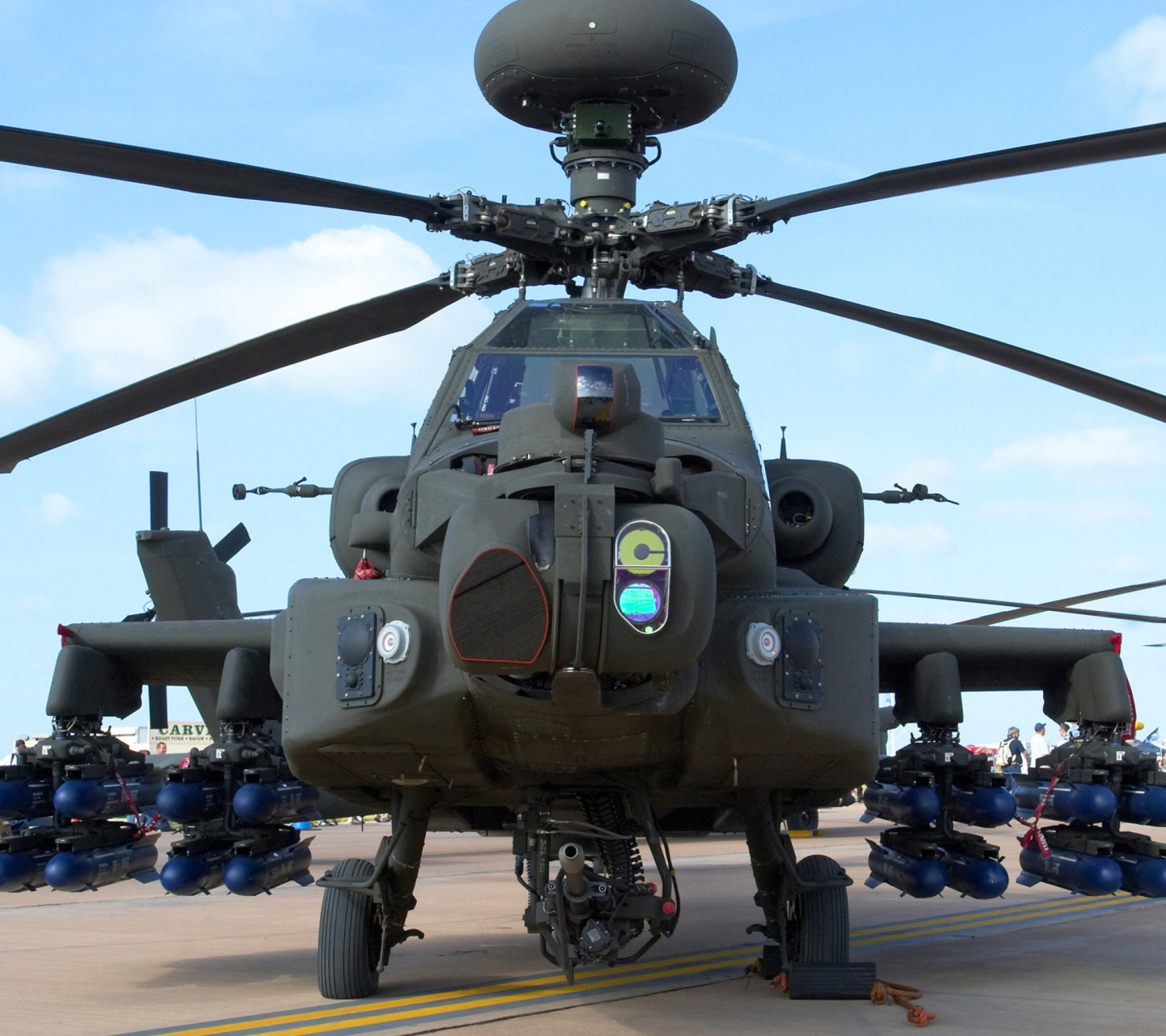 Das Mi 28 Military Helicopter Wallpaper 1440x1280