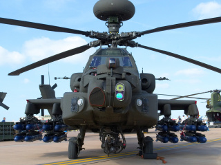 Mi 28 Military Helicopter wallpaper 320x240