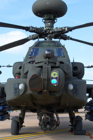 Das Mi 28 Military Helicopter Wallpaper 320x480