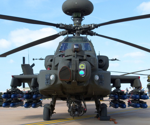 Mi 28 Military Helicopter wallpaper 480x400