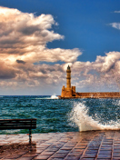 Sfondi Lighthouse In Greece 132x176