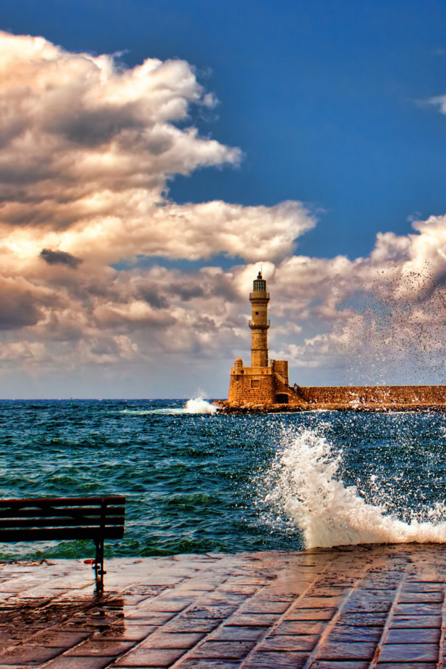 Lighthouse In Greece screenshot #1 640x960