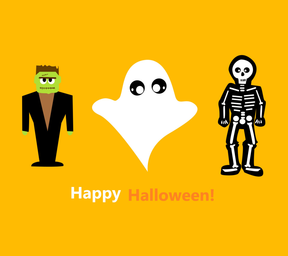 Screenshot №1 pro téma Halloween Costumes Skeleton and Zombie 960x854