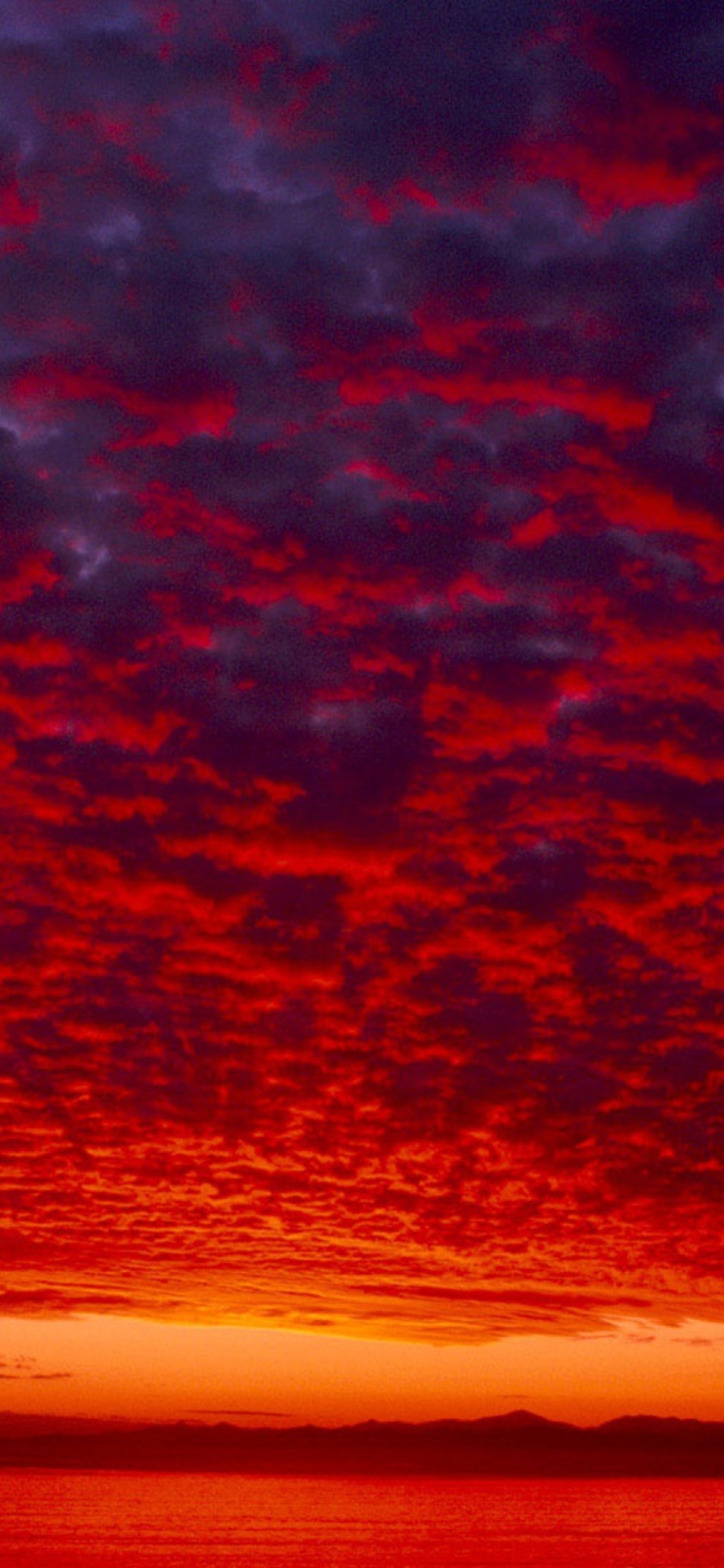 Red Sky wallpaper 1170x2532
