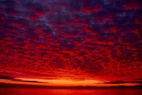 Das Red Sky Wallpaper 480x320