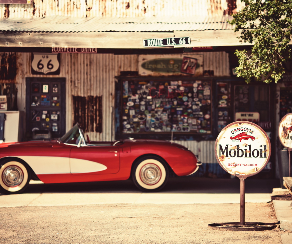 Route 66 wallpaper 960x800