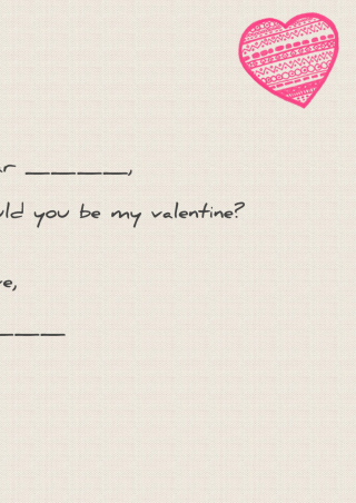 Would You Be My Valentine - Obrázkek zdarma pro Nokia X3