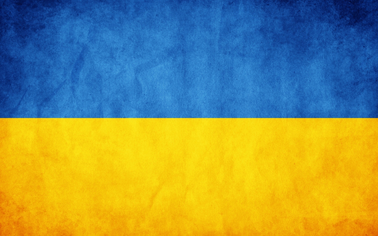 Обои Ukraine Flag 1280x800
