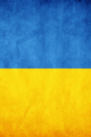 Обои Ukraine Flag 320x480
