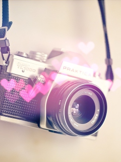 Обои I Love My Camera 240x320