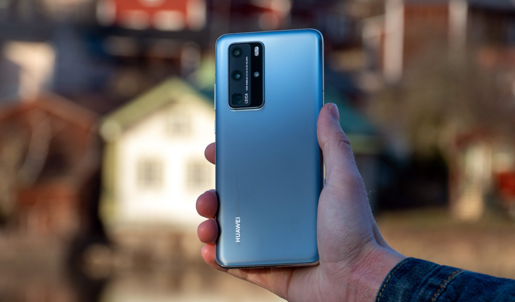 Das Huawei P40 Pro with best Ultra Vision Camera Wallpaper 1024x600