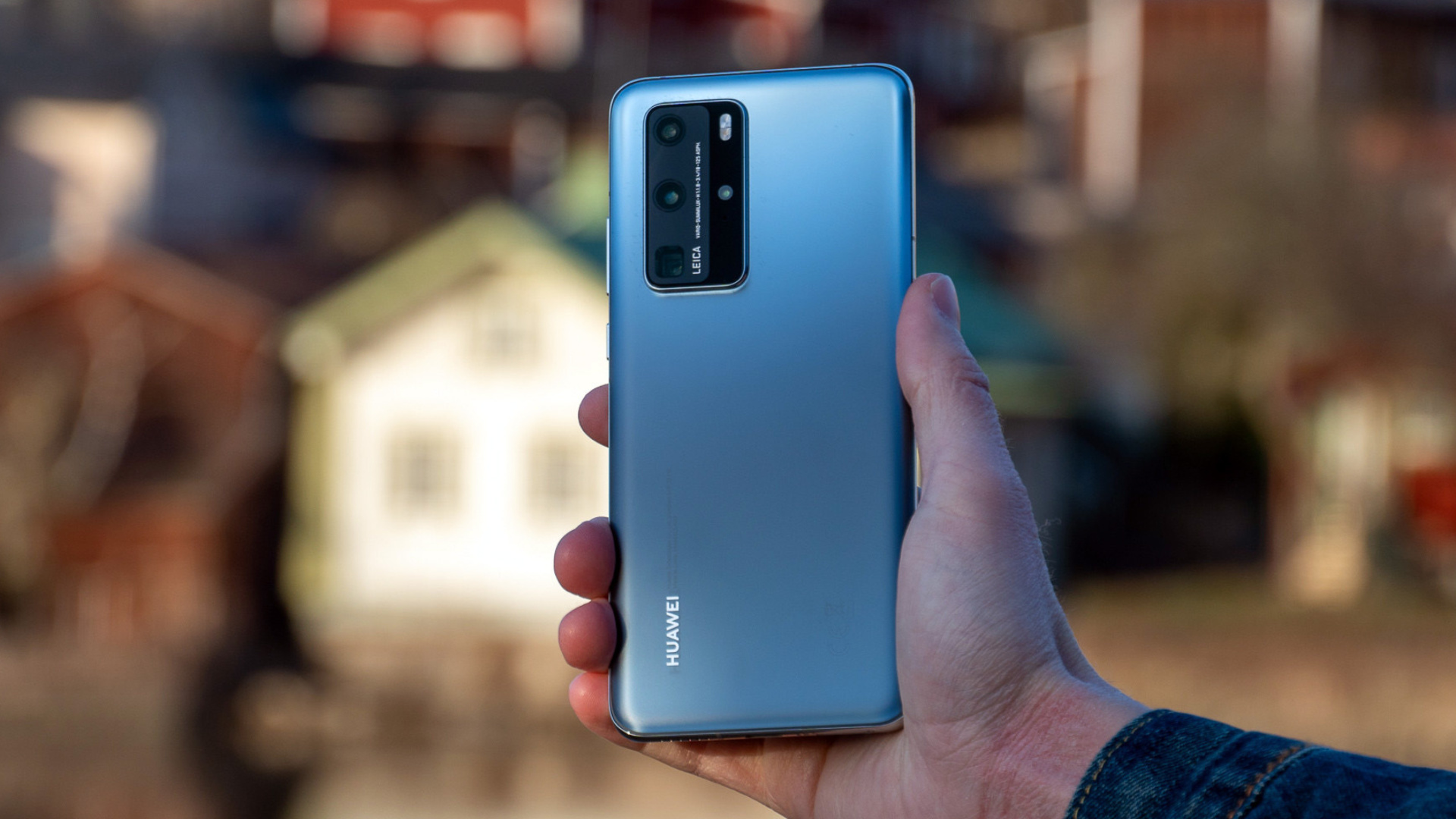 Das Huawei P40 Pro with best Ultra Vision Camera Wallpaper 1920x1080