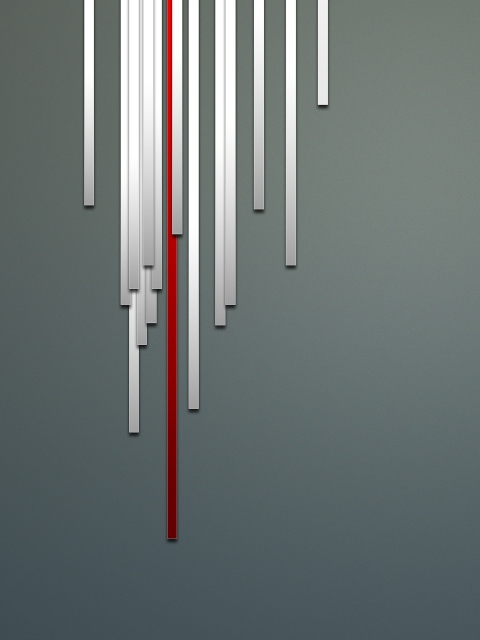 Das Red Line Wallpaper 480x640