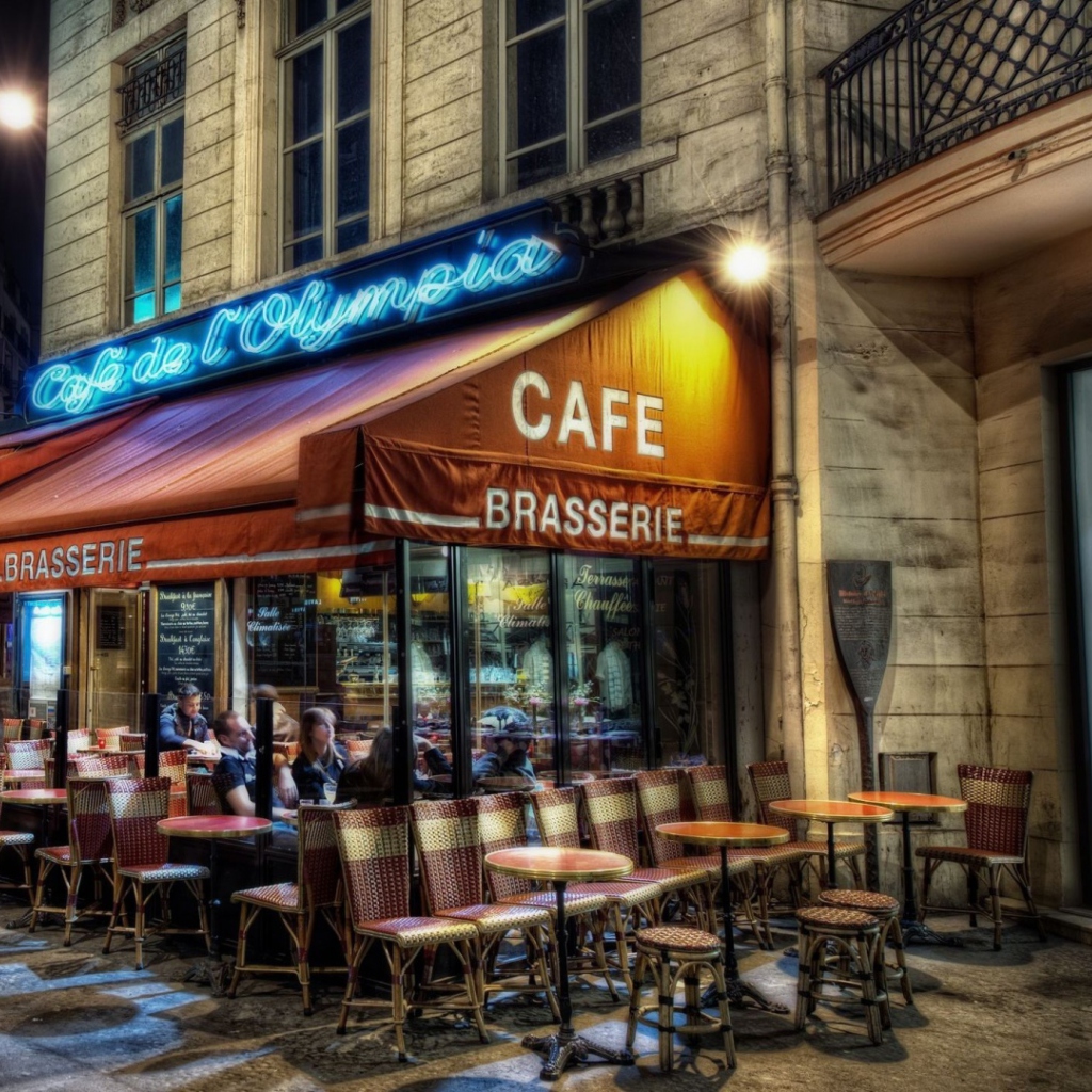 Sfondi Paris Cafe 1024x1024