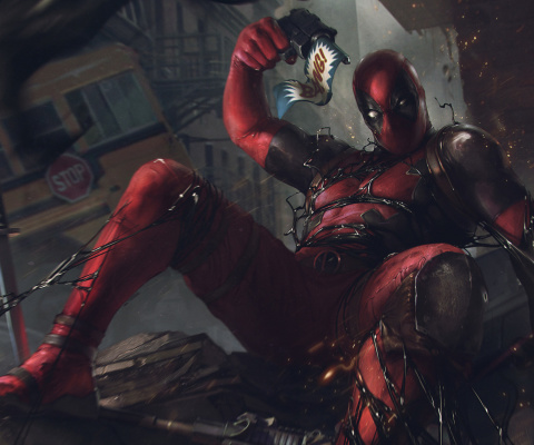 Deadpool Comics wallpaper 480x400