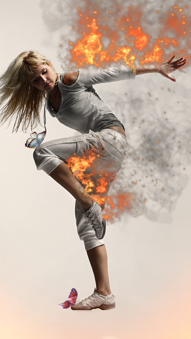 Screenshot №1 pro téma Fire Dance 640x1136