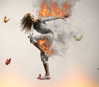Fire Dance sfondi gratuiti per iPad 3