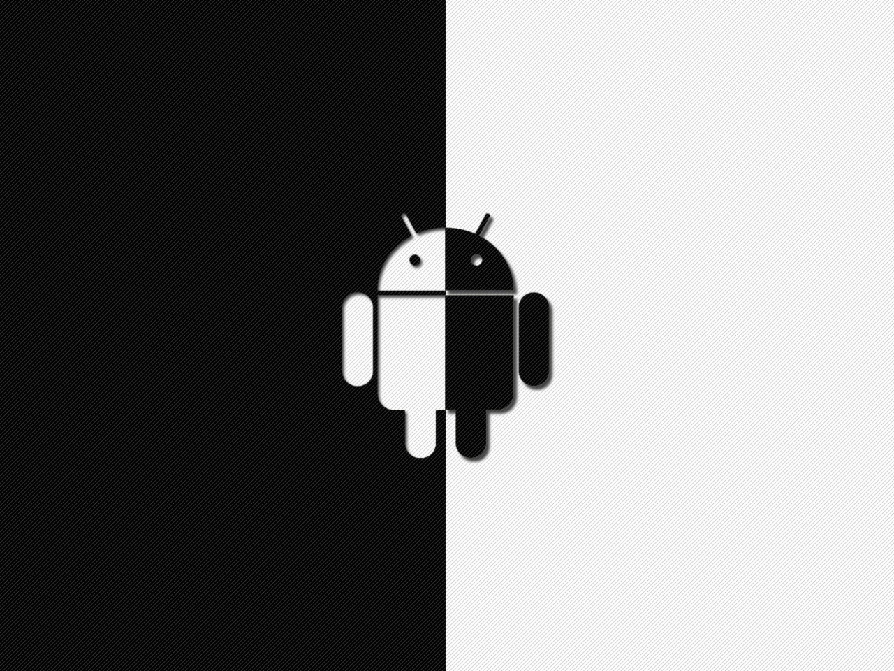 Android Black And White wallpaper 1280x960