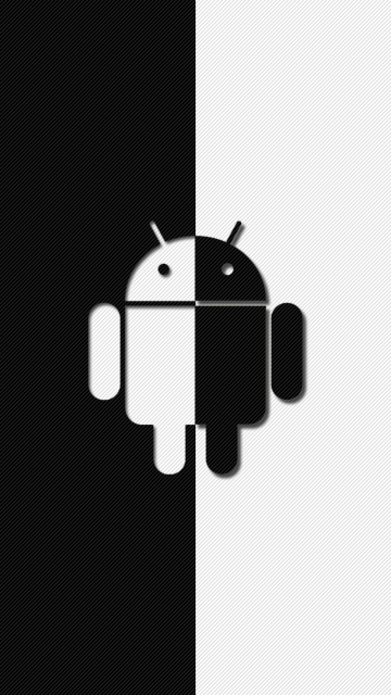 Android Black And White wallpaper 360x640