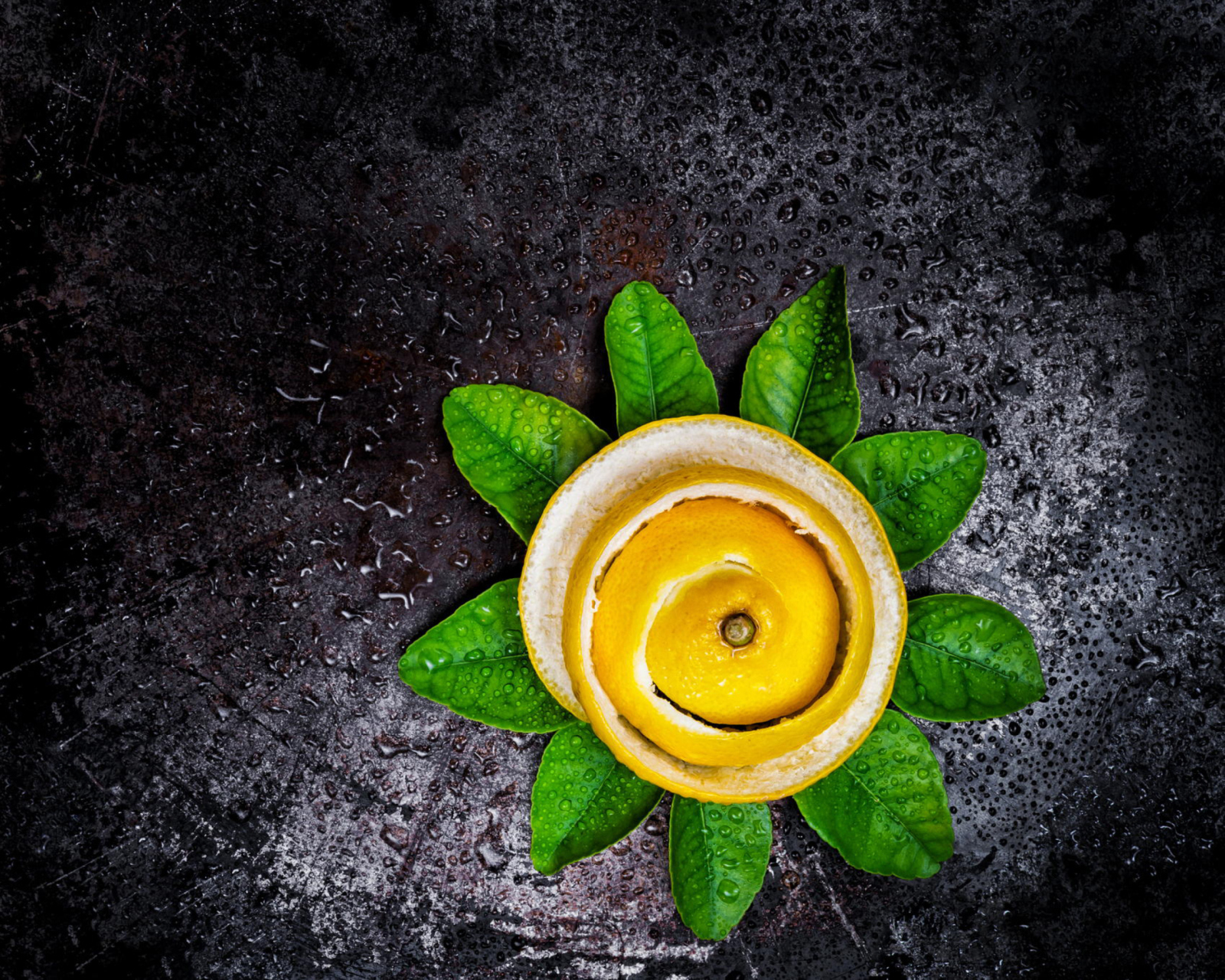 Fondo de pantalla Lemon Peel 1600x1280