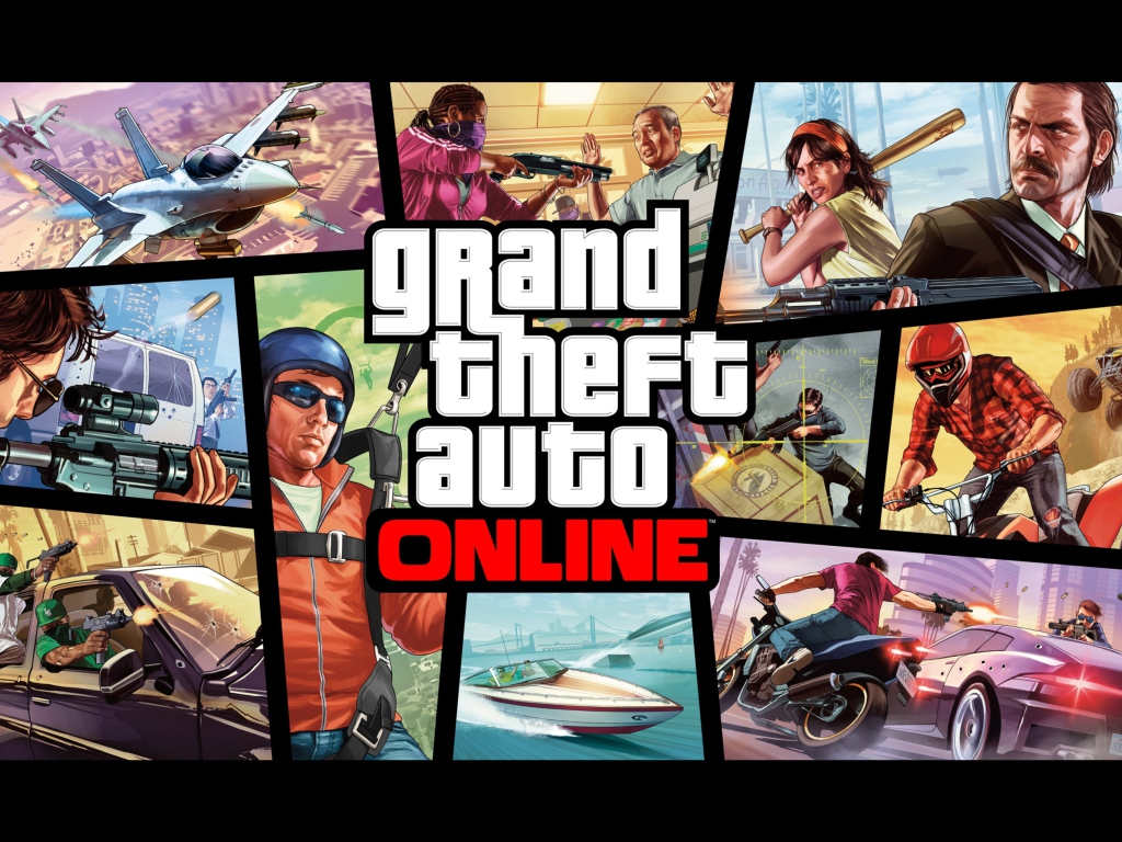 Grand Theft Auto Online wallpaper 1024x768