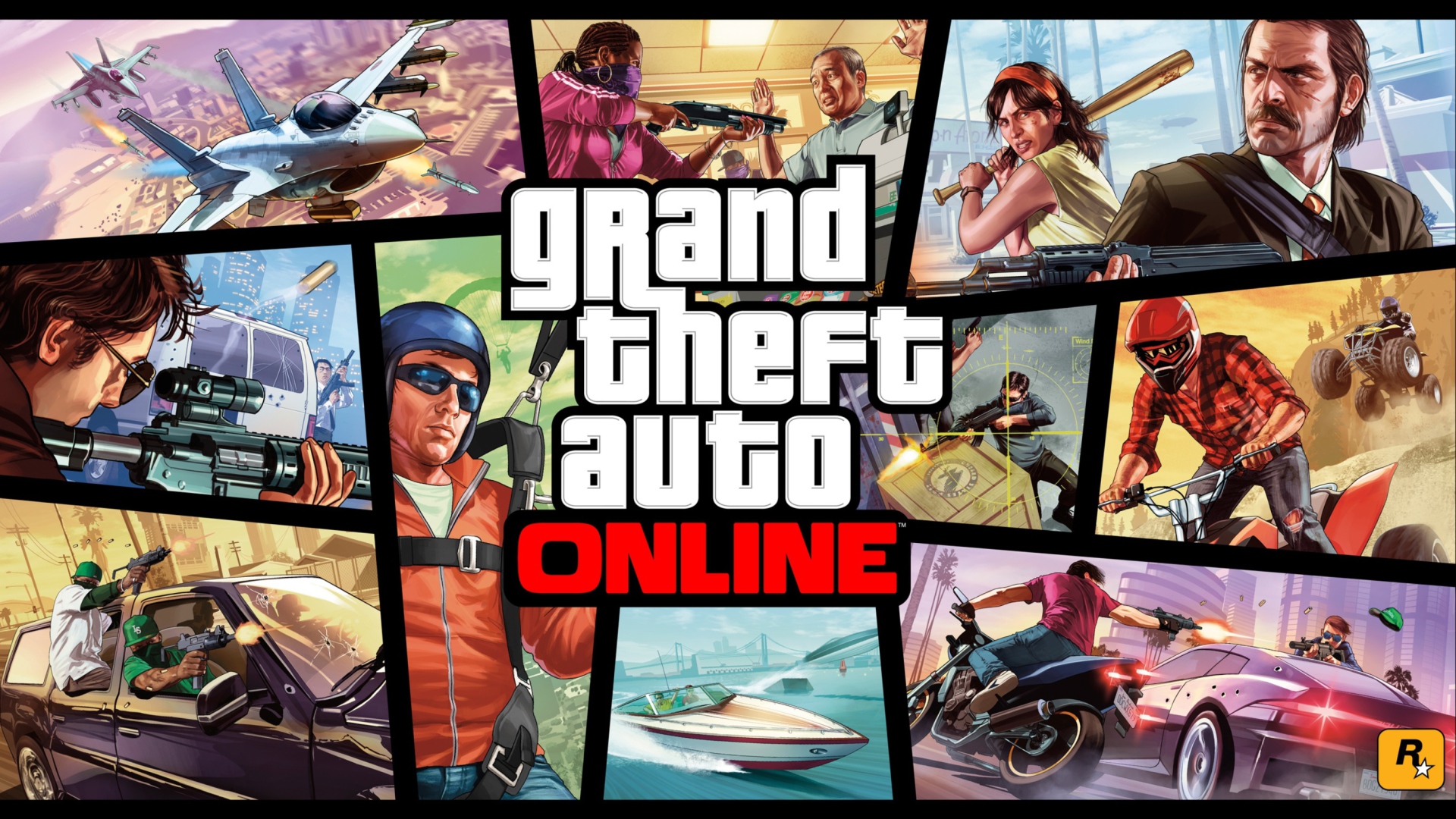 Обои Grand Theft Auto Online 1920x1080