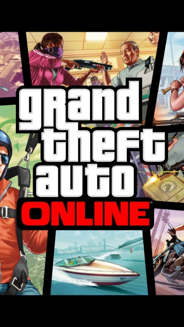 Das Grand Theft Auto Online Wallpaper 360x640