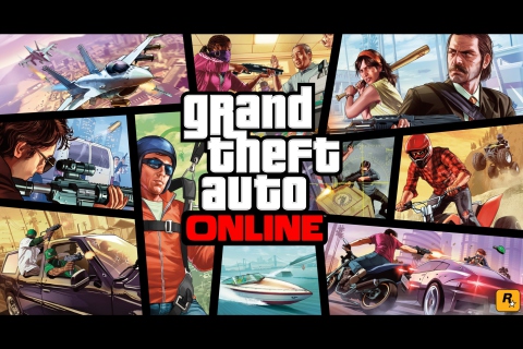Обои Grand Theft Auto Online 480x320