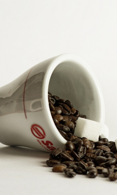 Das Coffee Cup Wallpaper 240x400