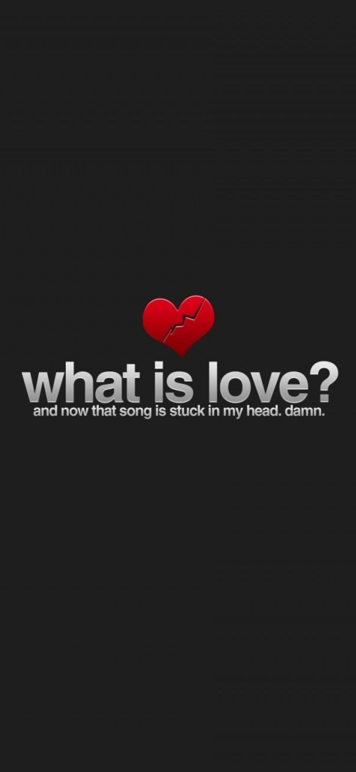 What is Love wallpaper 1170x2532