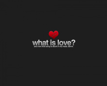 Das What is Love Wallpaper 220x176