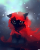 Red Riding Hood Cat screenshot #1 128x160