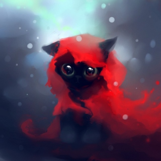 Red Riding Hood Cat sfondi gratuiti per iPad mini