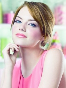 Fondo de pantalla Emma Stone In Pink Dress 132x176