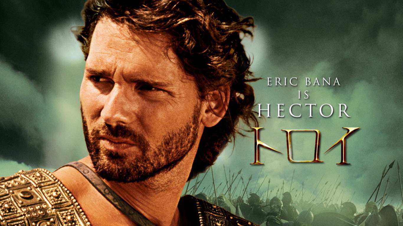 Fondo de pantalla Eric Bana as Hector in Troy 1366x768