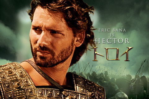 Eric Bana as Hector in Troy wallpaper 480x320