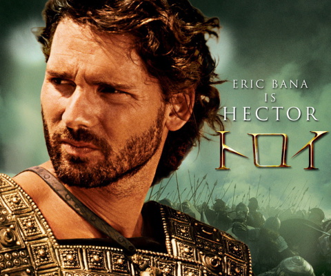 Das Eric Bana as Hector in Troy Wallpaper 480x400