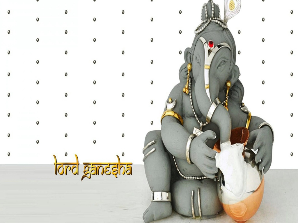 Das Lord Ganesha Wallpaper 1024x768