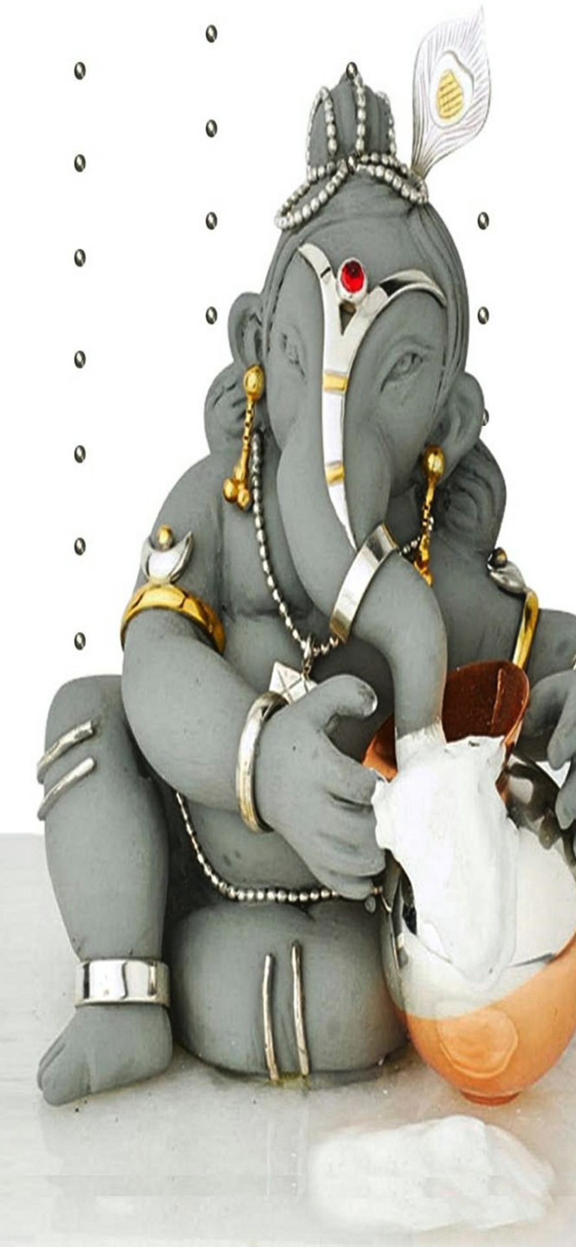 Ganesh Bhagwan - Golden Mukut Wallpaper Download | MobCup