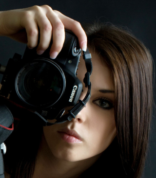 Girl Photographer - Obrázkek zdarma pro Nokia X2-02