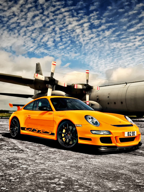 Fondo de pantalla Porsche 911 GT3 480x640