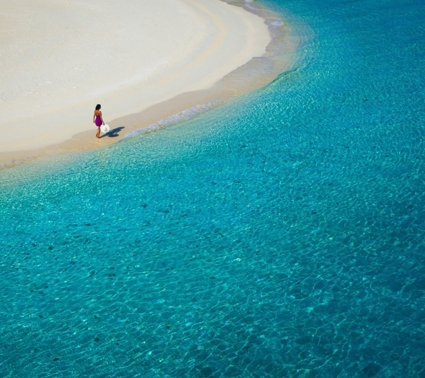 Das Beach Promenade Wallpaper 1440x1280