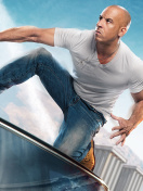 Sfondi Fast & Furious Supercharged Poster with Vin Diesel 132x176