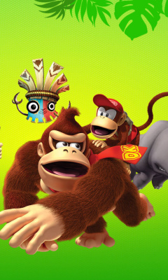 Screenshot №1 pro téma Donkey Kong Country Returns Arcade Game 240x400